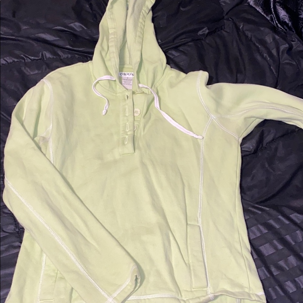 Button up pull over sweater